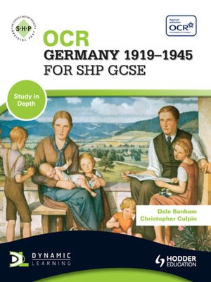 cover image of OCR Germany 1919-1945 for SHP GCSE